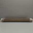 CALYX INTERIORS Cordless Bamboo Roman Shade Blind, Light Filtering, 34" W x 64" H, Ceylon Chestnut