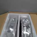 Fullux Headlights Assembly fit 1999-2002 Chevy Silverado 1500 2500 1500HD 2500HD 3500HD / 2000-2006 Tahoe Suburban 1500 2500 Replacements Headlamp Amber Reflector Chrome Housing