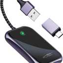 Wireless Carplay Adapter, 2025 Upgrade Converts Wired to Wireless Adapter for iPhone, Auto Connect Dongle for Apple Car Play, Bluetooth No Delay Control for Cars from 2016 and iOS 10+, Black