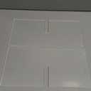 Acrylic Book Stand Holder Thick Open Book Display Stand (Clear, Thickness:8mm)