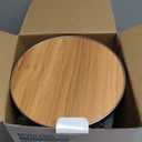 Revolving Spice Rack Set with 20 Spice Jars, Kitchen Spice Tower Organizer for Countertop or Cabinet -- Carousel Storage Includes 386 Spice Labels -- Desktop Rotating Seasoning Organizer (Wood)