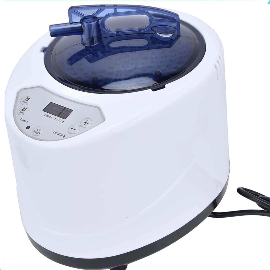 Sauna Steamer Machine for Home Use,Personal Sauna Pod with Fast Heating,Adjustable Steam Settings,Quiet Operation,Ideal for Relaxation,Detox,Skin Care Gift,Fits Most Saunas Tents (2.6L)