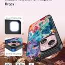 LUMARKE Designed for iPhone 15 Plus Wallet Case - Detachable Flip Folio Cover - RFID Blocking 4 Card Slots Holder - Leather Magnetic Kickstand - Protective Phone Case 6.7",ful Painting