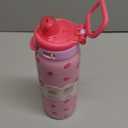 Ello Pop & Fill 18oz Stainless Steel Kids Water Bottle with Quick Fill Lid | Vacuum Insulated BPA Free Bottle with Leak Proof Straw and Chug Lid, Dishwasher Safe, Gift For Kids Teens, Strawberries