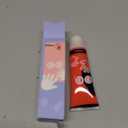 Nabance 2.54 fl oz Red Baby Hand and Footprint Friendly Ink Paint, Dog Cat Paw Print Safe Ink, Non-Toxic Acid-Free, Safe Gentle for Home School Christmas New Year DIY Keepsake Stamp