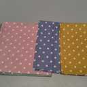 4PCS Spring Dog Bandanas Cat Birthday Cute Soft Cotton Puppy Scarfs Washable Daily Handkerchief Pink Green Blue Orange Comfortable Gifts, Adjustable Accessories for Small Medium Large Girl Boy Pup Pet