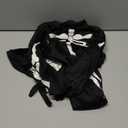 STOPKLAS Kids Skeleton Costume Glow in the Dark Halloween Skeleton Onesie Outfit for Boys Girls, Toddler Bone Jumpsuit with Pumpkin Candy Bag and Gloves for S