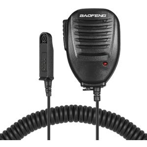 BAOFENG Waterproof Speaker Two Way Radio Microphone Ham Radio Handheld Remote Shoulder Mic for Baofeng UV-9R UV-9R Plus MK1 UV-9R PRO UV-9G GT-3WP BF-T57 BF-9700 UV-82WP(T-56)