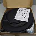 Adjustable Height Portable Toilet with Soft Seat Cushion, Waste Bags & Gel, Camping Toilet for Adults & Kids, Compact Travel Potty for Outdoor, RV, Hiking, Emergency Use, Black