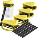 Mouse Trap Bucket-Mouse Traps Indoor for Home-Multi-Catch,Auto-Reset,Humane Rat Trap-5 Gallon Bucket Compatible4 Pack