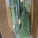 6ft Tall Triple Golden Cane Palm Artificial Tree Large Tropical Palm Tree UV Resistant Fake Plant in Pot for Indoor Outdoor Big House Living Room Outside Patio Office Home Decor (Set of 2)