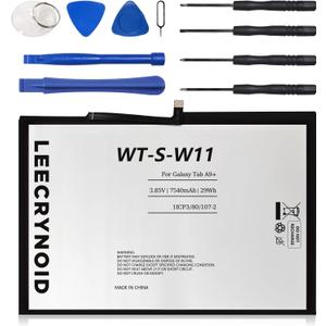 WT-S-W11 Replacement Battery for Samsung Galaxy Tab A9+ Plus 11" SM-X210/X215/X216/X218U | 3.85V 7540mAh 29Wh 0-Cycle Lithium Battery with Repair Kit