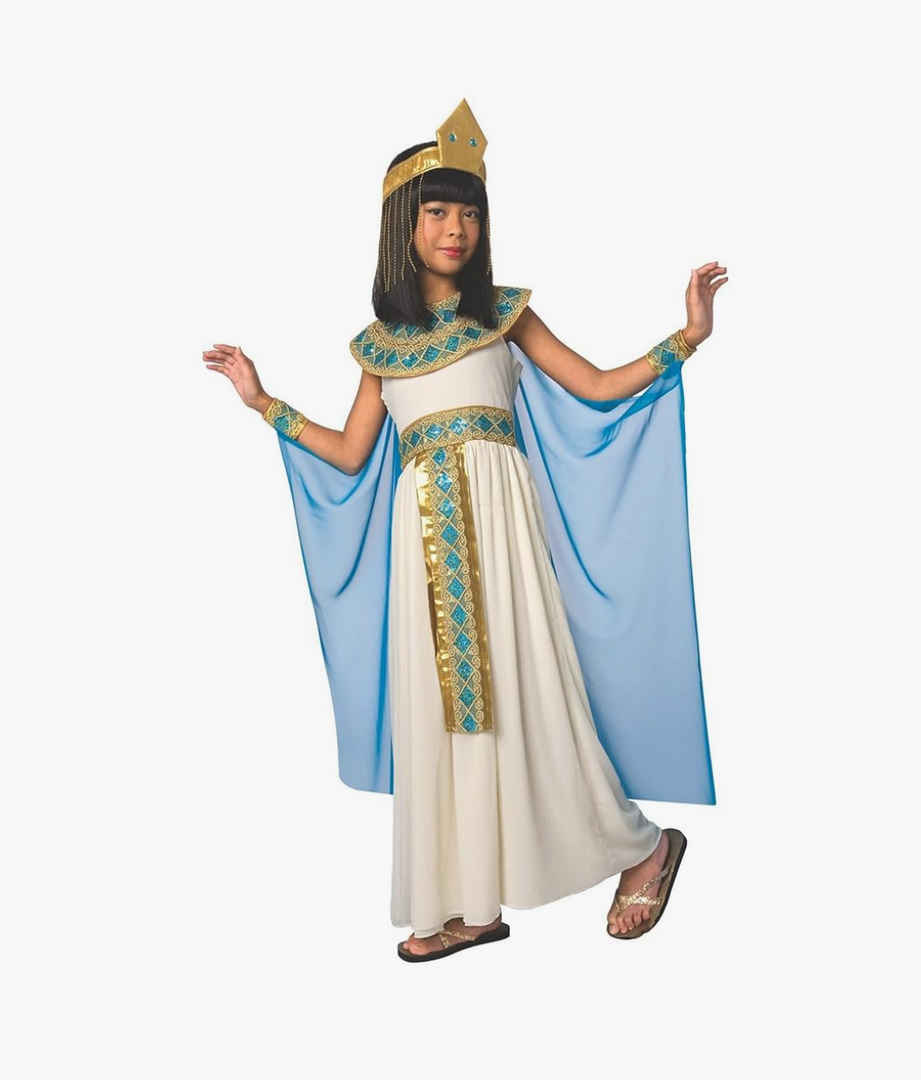 Morph Cleopatra Costume Kids, Egyptian Costume Kids, Cleopatra Costumes for Girls, Halloween Costumes for Girls