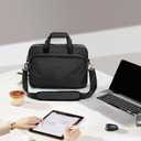 Messenger bag Laptop bag Briefcase Molle system Tactical style Detachable shoulder strap Shoulder Bags (Black 02)