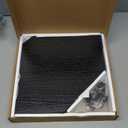 Corner Shelves 4-Pack for Bathroom & Kitchen, Space-Saving Floating Corner Wall Shelf with Easy Installation- Black (Set of 4)