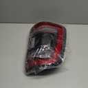 LED Tail Light Black Cover with Blind Spot Compatible With 2019-2023 Dodge Ram 1500 Left Driver Side Replace 68262533AH