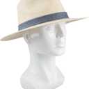 Dockers Men's Straw Fedora and Panama Hat