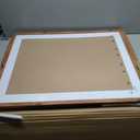 18" x 24" White Wide Mat 1-1/4" Burlwood Picture Frame - Fits 12x18 Picture with Mat, 18x24 Without Mat, Outside Frame Size: 20.5" x 26.5"