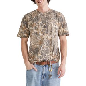 AEROPOSTALE Men's Relaxed Crew Neck Short Sleeve T-Shirt (Medium, Camo)
