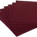 DII Basic Everyday Ribbed Tabletop 100% Cotton, Placemat Set, 13x19, BlackBerry, 6 Piece