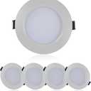 RV Boat Recessed Ceiling Light, 4 Pack 12-24V DC LED Puck & Down Light, Aluminium