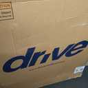 Drive Medical Blue Streak Lightweight Wheelchair - Portable Folding Mobility Aid - Swing-Away Footrests - Desk Arms - Durable Steel Frame - Easy Transport & Storage - 20-Inch Seat