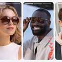 livho Trendy Polarized Aviator Sunglasses Women Men, Retro Sun Glasses for Women Men 2025, Oversized UV Protection Shades