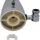EZ-FLO 5-1/4 Inch Zinc Bath Tub Diverter Spout with Side Outlet, Chrome, 15087
