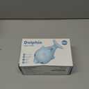 Bath Toys, Light Up Dolphin Baby Bath Toys for Babies 6-12 12-18 Months, Rechargeable Sprinkler Musical Toys, Easter Basket Stuffers Bathtub Toys for Toddlers 1-3 2-4 Boys Girls Infant Kids- Grey