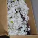 Large Plant Wishing Tree Artificial Cherry Blossom Trees Simulation Peach Blossom Tree for Home Festival Party Christmas - Indoor and Outdoor Use,White,120 * 100cm / 47 * 39in