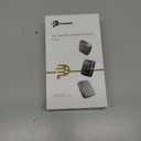 Wireless Lavalier Microphones for phones Cameras, Mini Mic Lapel Wireless Microphone with 20H Battery Life, 64GB TFcard Slot, DSP Noise Cancelling for Record Interview, Vlogs, YouTube, Tiktok (WE10)