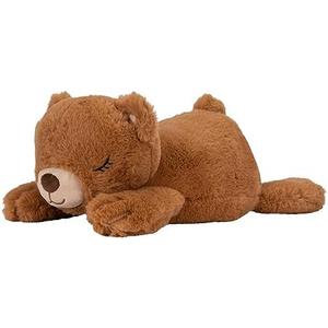 Brown Sleeping Plush - 14-Inch Weighted Sleeping Plush Teddy Bear