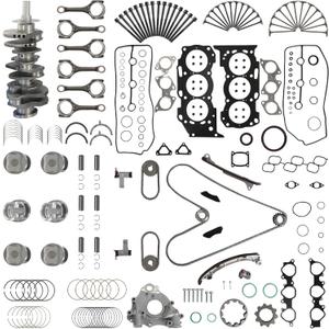 1GRFE Engine Rebuild Kit/w Full Gasket Set Crankshaft Con-rod Bearing Timing Chain Piston Kit Oil Pump Fit For Toyota Tacoma 4Runner FJ Cruiser Tundra 4.0L V6 1GR-FE 2003-2015
