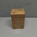 5 x Vitalizart Ivory Velvet Ribbon Set 3/8" x 15 Yd Wooden Spool Fabric Trim 3 Rolls * 5 Yd for Christmas Wreath Decoration Handmade Craft Ornaments Gift Wrapping & Bow Making