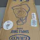 Graco Simple Sway Baby Swing, SidetoSide Motion, Infant Swing with 6 Speeds, Vibration, Ivy