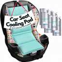 Swanoo Car Seat Cooling Pad, Stroller Cooling Pad with Ice Pack for Babies Toddler and Kids, Sun and Heat Cover Protector for Summer Carseat Cooler Liner