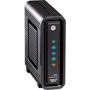 ARRIS SURFboard SBG6580 DOCSIS 3.0 Cable Modem/ Wi-Fi N300 2.4Ghz + N300 5GHz Dual Band Router - Retail Packaging Black (570763-006-00) ARRIS SURFboard SBG6580 DOCSIS 3.0 Cable Modem/ Wi-Fi N300 2.4Ghz + N300 5GHz Dual Band Router - Retail Packaging Black (570763-006-00)