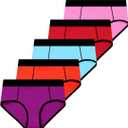 Molasus Women's Soft Cotton Briefs Ladies Mid-High Waisted Full Coverage Panties (Regular & Plus Size) (4X-Large, Multicolor-5pack-a2)