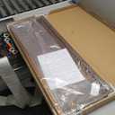 36 x 12 Inches Large Rectangle Black Walnut Wood Ottoman Tray, Serve Tea, Coffee Classic Wooden Decorative Walnut Serving Tray