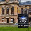 5 x 2nd Amendment 1789 Flag, 17.52x12.4 Inch USA Patriotic Skull Flag Second Amendment Sign The Right of The People to Keep and Bear Arms Shall Not Be Infringed Double Sided Garden Flag for Decoration