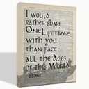 Lord of the Rings Gifts: Framed Arwen Poster - 16x20 inch Wall Art Decor for LOTR Fans