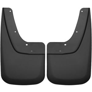 Husky Liners Mud Guards | Rear Mud Guards - Black | 57891 | Fits 2014-2018 GMC Sierra 1500, 2019 GMC Sierra 1500 Limited, 2015-2019 GMC Sierra 2500/3500 HD w/ Single Rear Wheels 2 Pcs