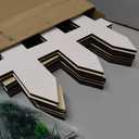 16 Inch Christmas Tree Fences Christmas Tree Gate White Wooden Picket Fence Barrier with Plaid Bows and Garland for Pets Dog Cat Xmas Decorations for Home, Wedding, Party, Garden