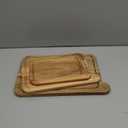 Non Toxic Cutting Boards - Cutting Board Set Free of Mineral Oil, Made of FSC Acacia Wood - Cutting Boards for Kitchen - Includes 3 Chopping Boards. By Ziruma