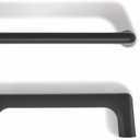 LIMUR 10 Pack 5 Inch(128 mm) Hole Center Matte Black Cabinet Pulls - Kitchen Cabinet Handles, Drawer Pulls,Drawer Handle, Wardrobe & Dresser Handles,Cupboard Hardware Solid Zinc Alloy