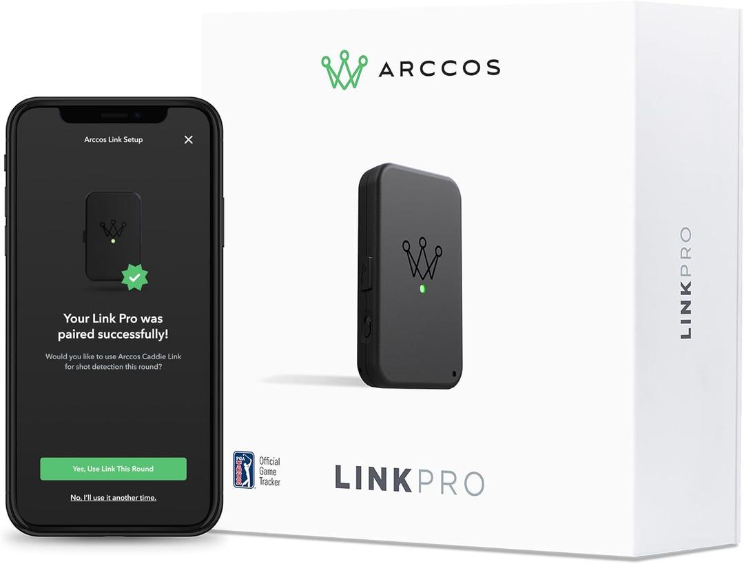 Arccos Link: Track Your Golf Game Without Your Phone, Compatible with Arccos Smart Sensors & Arccos Smart Grips