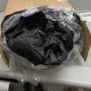 Car Garage Door Insulation Kit Fits 16x7 FT - Magnetic Thermal Insulated Door Curtains for Winter with Clear Window, Garage Door Cover Blanket Panels Screen for 2 Car Garages- Black