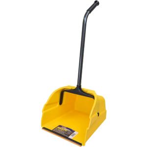 Quickie Debris Dustpan with Handle, Jumbo Debris Pan, Trash Collection for Industrial/Professional Cleaning