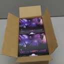 Litake UV Black Lights for Glow Party, 6W LED Disco Ball Strobe Lights for Dark Party Supplies, Sound Activated with Remote Control, Dj Light for Halloween Xmas Birthday Party Home Decorations, 2 Pack