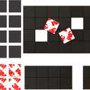 Magnetic Squares Pieces with Adhesive Backing(Each 3/4" x 3/4"),Self Sticky Magnets for Classroom Activities,Peel and Stick for Cards/Picture/Poster (40mil Magnet 384PCS)